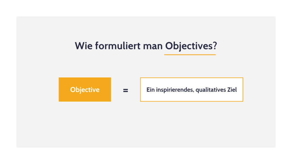 OKR Objectives – Der Ideenbotschafter